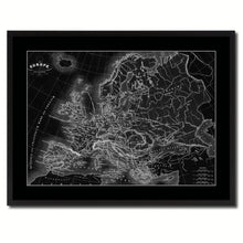 Load image into Gallery viewer, Ancient Europe Vintage Monochrome Map Canvas Print, Gifts Picture Frames Home Decor Wall Art
