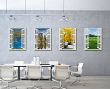Load image into Gallery viewer, Twin Lakes Mammoth California Picture French Window Canvas Print with Frame Gifts Home Decor Wall Art Collection
