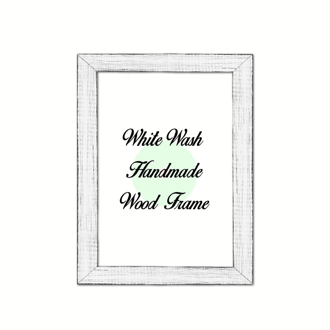 White Wash Wood Frame Wholesale Farmhouse Shabby Chic Picture Photo Poster Art Home Decor