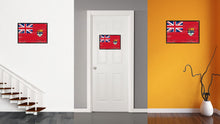 Load image into Gallery viewer, Canadian Red Ensign City Canada Country Flag Vintage Canvas Print with Black Picture Frame Home Decor Wall Art Collectible Decoration Artwork Gifts
