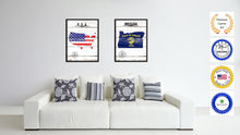 Load image into Gallery viewer, Oregon State Flag Gifts Home Decor Wall Art Canvas Print Picture Frames
