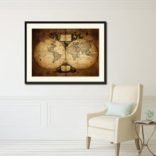 Load image into Gallery viewer, World Vintage Antique Map Wall Art Home Decor Gift Ideas Canvas Print Custom Picture Frame
