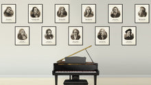 Load image into Gallery viewer, Bach Musician Canvas Print Pictures Frames Music Home Décor Wall Art Gifts
