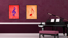 Load image into Gallery viewer, Quaver Music Orange Canvas Print Pictures Frames Office Home Décor Wall Art Gifts
