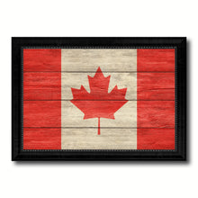 Load image into Gallery viewer, Canada Country Flag Texture Canvas Print with Black Picture Frame Home Decor Wall Art Decoration Collection Gift Ideas
