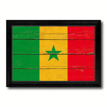 Load image into Gallery viewer, Senegal Country Flag Vintage Canvas Print with Black Picture Frame Home Decor Gifts Wall Art Decoration Artwork
