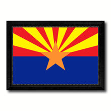 Load image into Gallery viewer, Arizona State Flag Canvas Print with Custom Black Picture Frame Home Decor Wall Art Decoration Gifts
