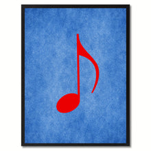 Load image into Gallery viewer, Quaver Music Blue Canvas Print Pictures Frames Office Home Décor Wall Art Gifts
