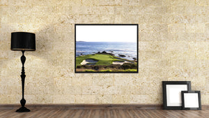 Pebble Beach Golf Course Photo Canvas Print Pictures Frames Home Décor Wall Art Gifts