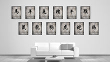 Load image into Gallery viewer, Zodiac Rat Horoscope Canvas Print Black Picture Frame Gifts Home Decor Wall Art Decoration
