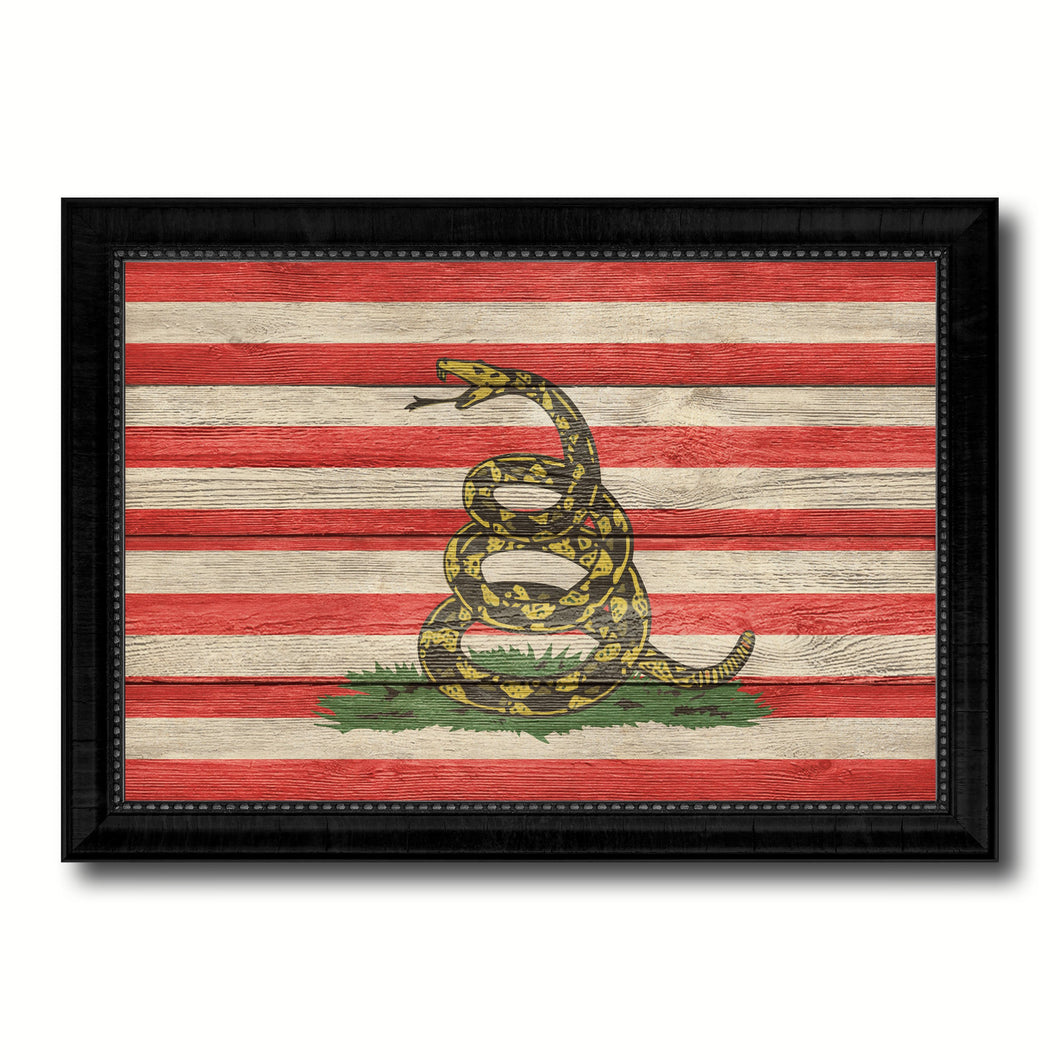 Revolution Split Up New Sprint Military Flag Texture Canvas Print with Black Picture Frame Gift Ideas Home Decor Wall Art