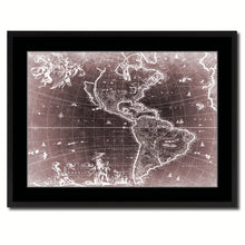 Load image into Gallery viewer, America Vintage Vivid Sepia Map Canvas Print, Picture Frames Home Decor Wall Art Decoration Gifts
